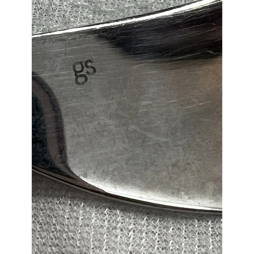 Gourmet Settings GS Dinner Knife wide 1/2 edge glossy stainless 7 Inches Long